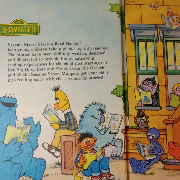 Vintage 1982 Grover Goes to School:  Jim Henson's Sesame Street Muppets - Picture 5 of 7